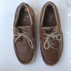 Men Margaritaville Size 11 Loafer Brown Leather